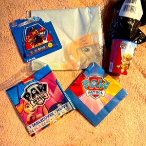 Paw patrol birthday party accessories